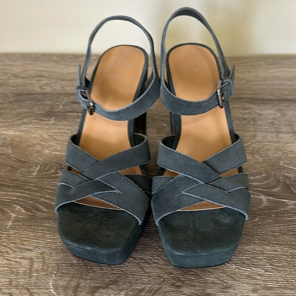 Splendid Piper Green Suede Heel - Picture 6 of 11